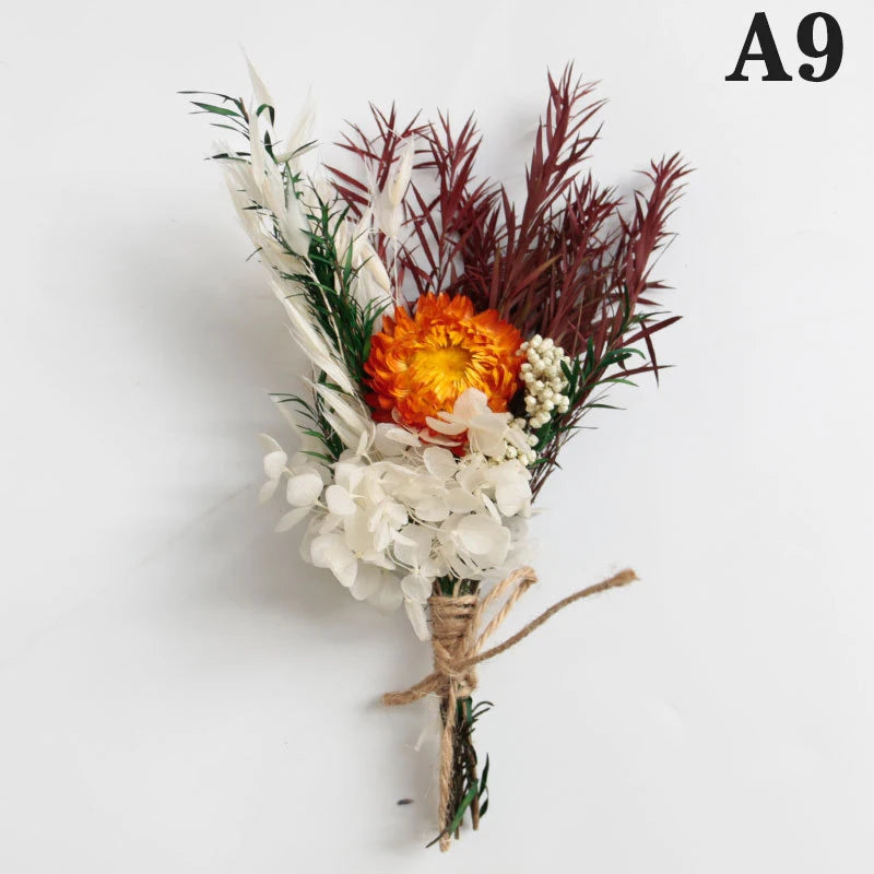 1 bouquet of artificial dried flowers roses home decoration photography photo background wedding decoration
