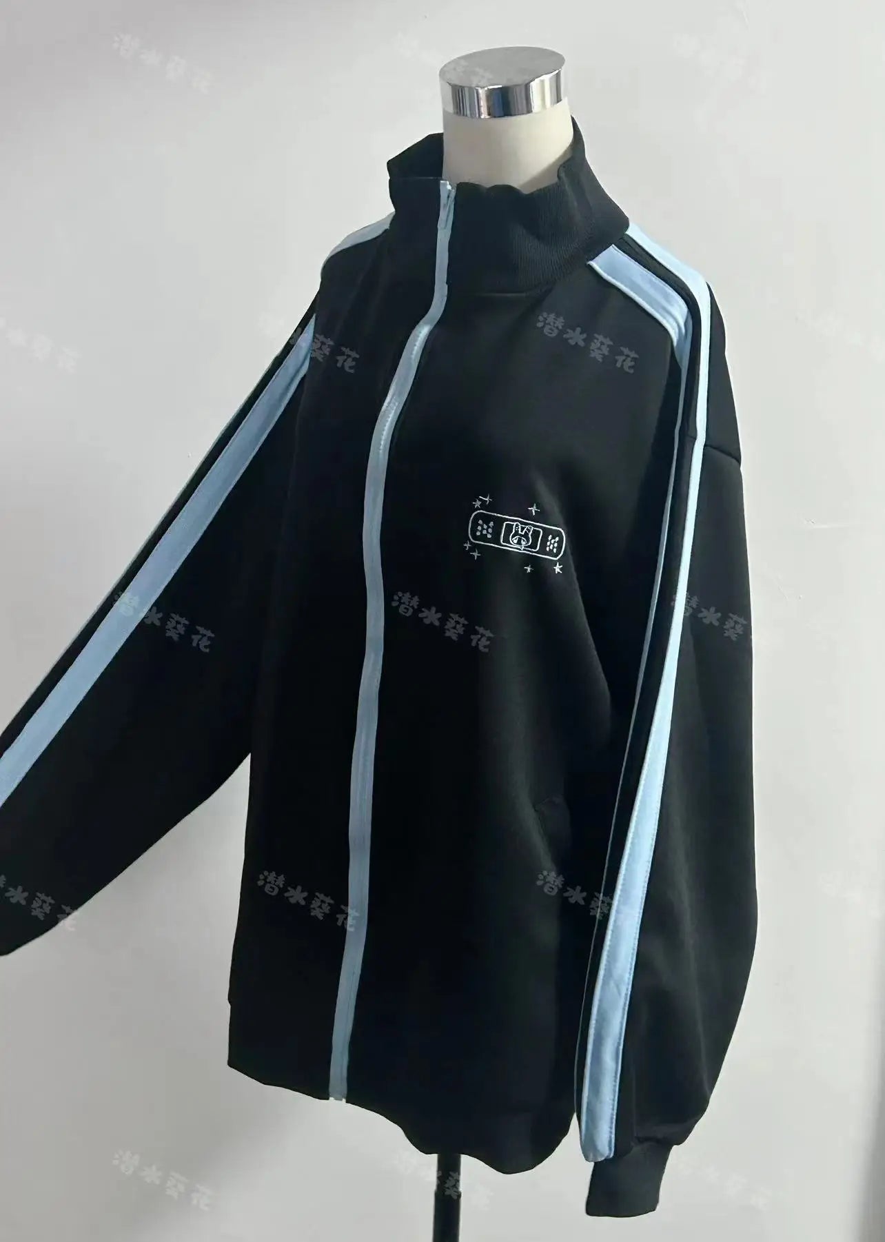 Original Sweatshirt Jacket Autumn Winter New Harajuku Two-dimensional Angel Zipper Cardigan Hoodies Coat Student Y2K Aesthetic