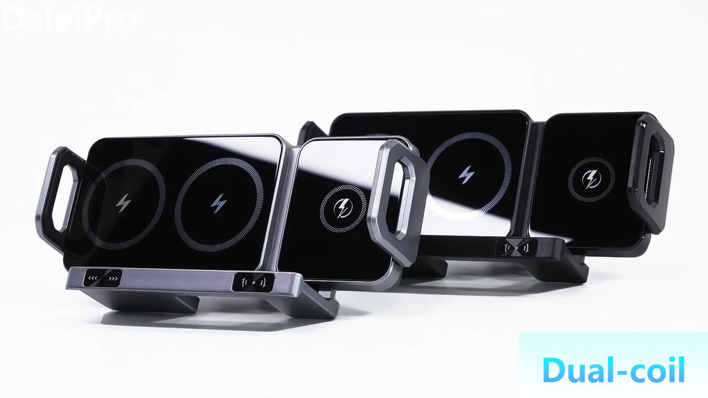 Foldable Phone Car Wireless Charger Mount Electric Clamping Rotation Universal Phone Holder For Galaxy Z Fold iPhone Xiaomi Pad
