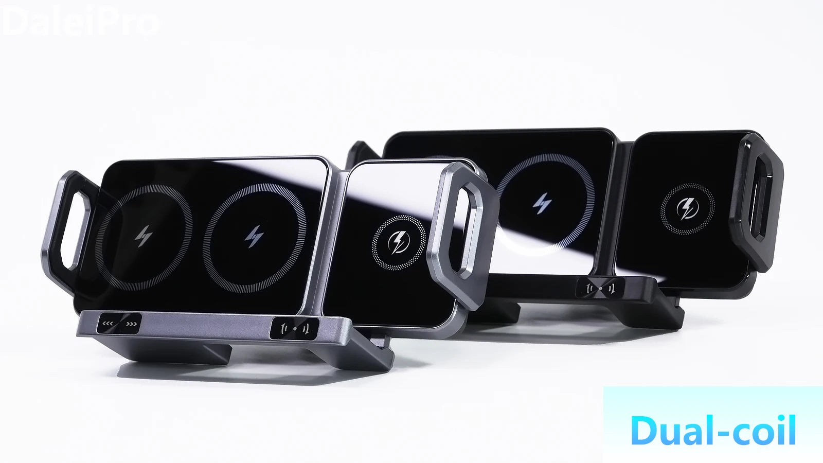 Foldable Phone Car Wireless Charger Mount Electric Clamping Rotation Universal Phone Holder For Galaxy Z Fold iPhone Xiaomi Pad