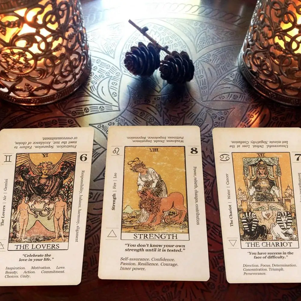 HOT Meanings Tarot Cards for Beginners on Them on