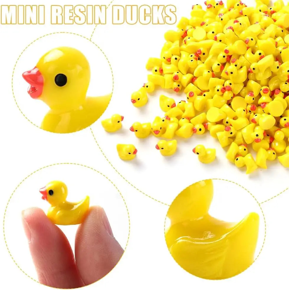 Mini Resin Ducks Yellow Tiny Ducks Mini Ducks Bulk