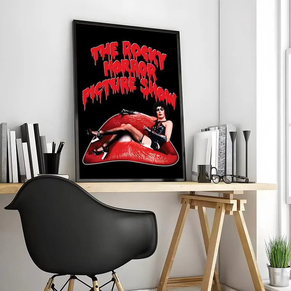 The Rocky Horror Picture Show Movie Painting Calligraphy Canvas Poster: Crease Free Waterproof Durable All Space Wall Decor