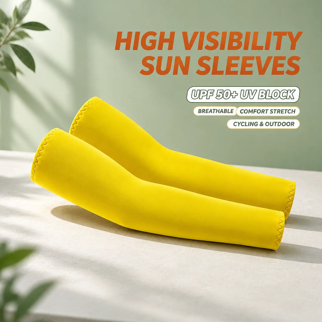 Unisex Ice Silk Arm Sleeves for Hiking Vacation and