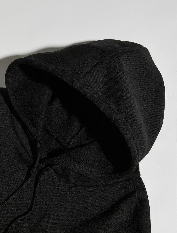 Unisex Oversized One Piece Hooded Sweatshirt Men Women Skull Print Streetwear Casual Pullover Sweater Fashion Spring Autumn New
