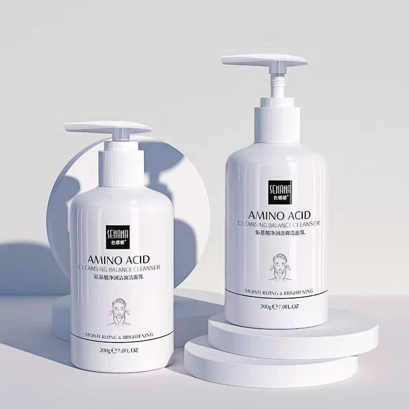 Amino Acid Facial Cleanser Deep Cleansing Moisturizing Oil Control Cleaner Mild Cleansing Gel Skin Care Face Washing Products