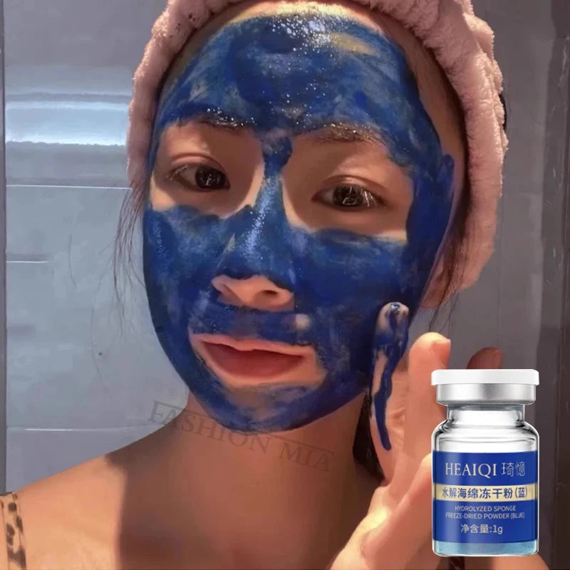 80% Blue Sponge microalgae Kit Face Collagen Regeneration Natural Biological Extract Sponge Spicules Resurfacing Skin Care