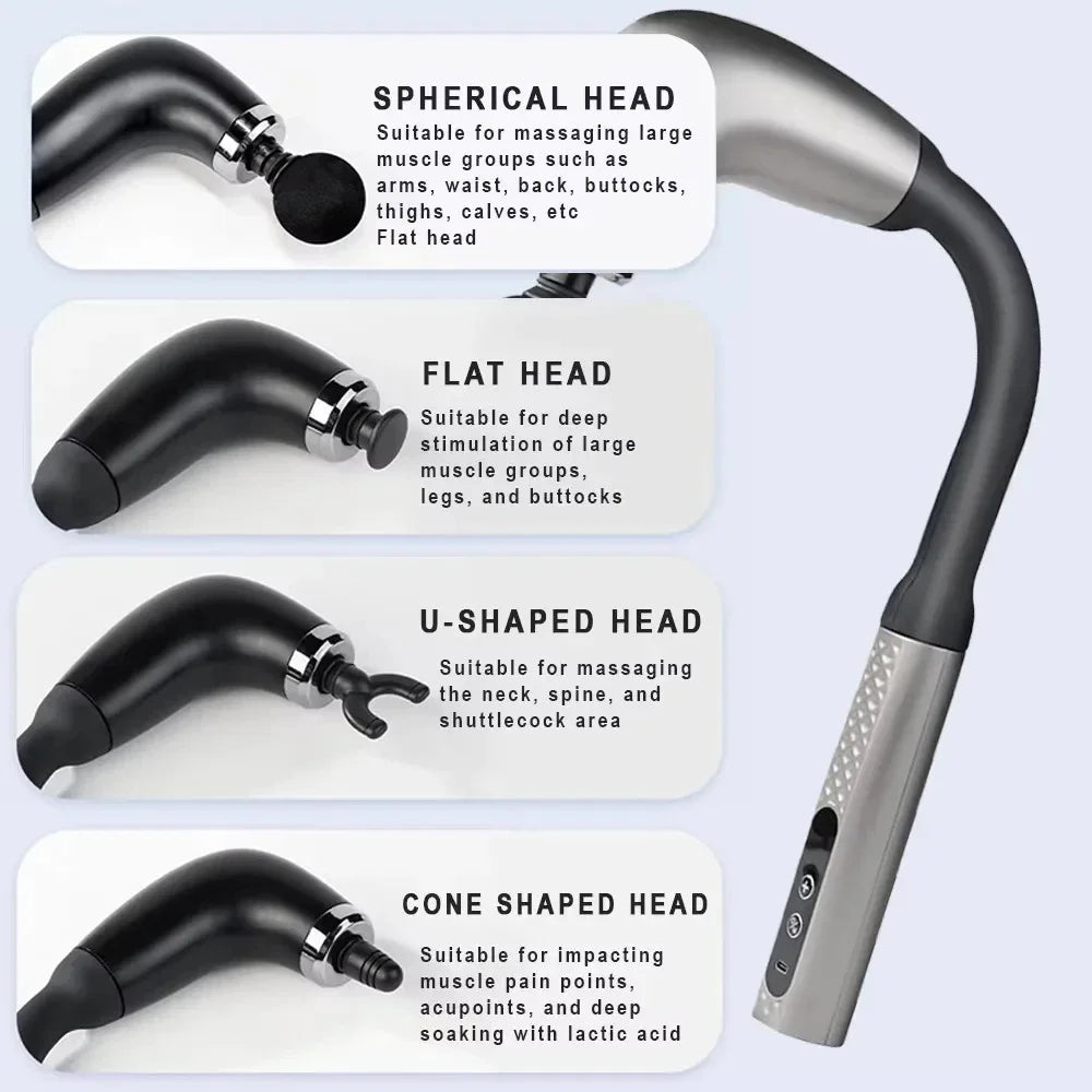 Rechargeable U-Shape Fascia Massage Gun
