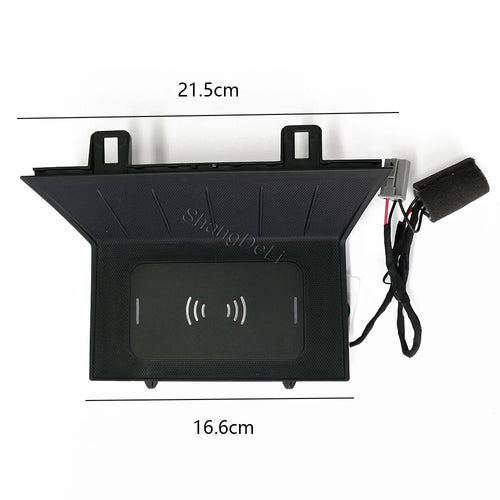 1PC Car Wireless Phone Charger Fast Charging Plate Panel Phone Holder Car Wireless Charger for Mazda CX-5 CX5 2017-2024