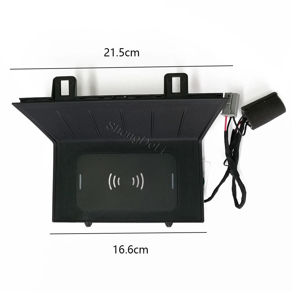 1PC Car Wireless Phone Charger Fast Charging Plate Panel Phone Holder Car Wireless Charger for Mazda CX-5 CX5 2017-2024