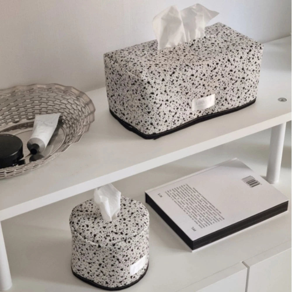 Splash Ink Tissue Case Vintage Wet Wipe Pouch Living Room Tissue Box Paper Holder Tissue Pouch Kitchen Storage & Organization