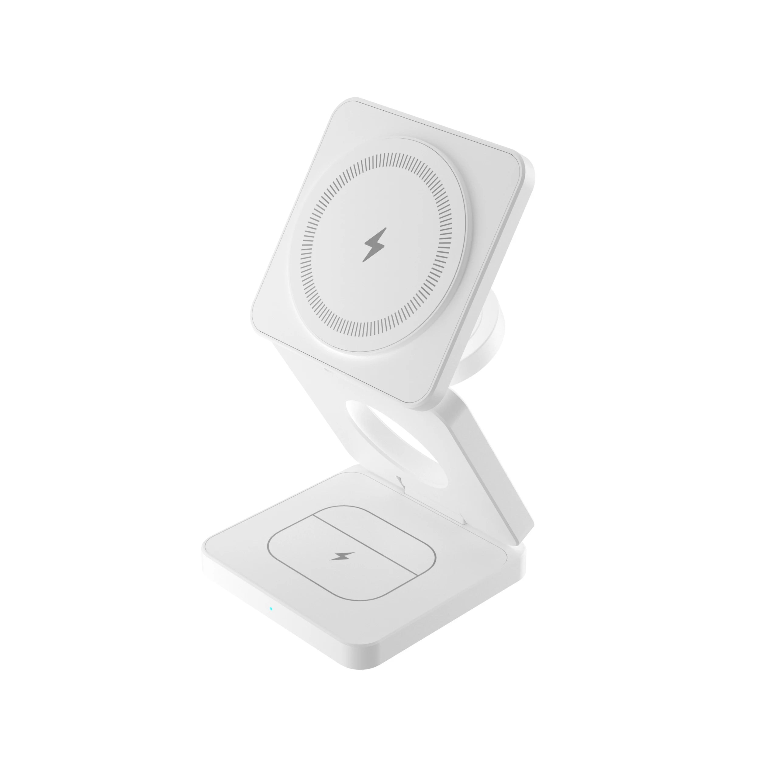 3 in 1 Wireless Charger Qi2 15W For iPhone 16 15 14 13 12 Fast Charging Station For Apple Watch 9 8 7 6 5 for Airpods pro stand