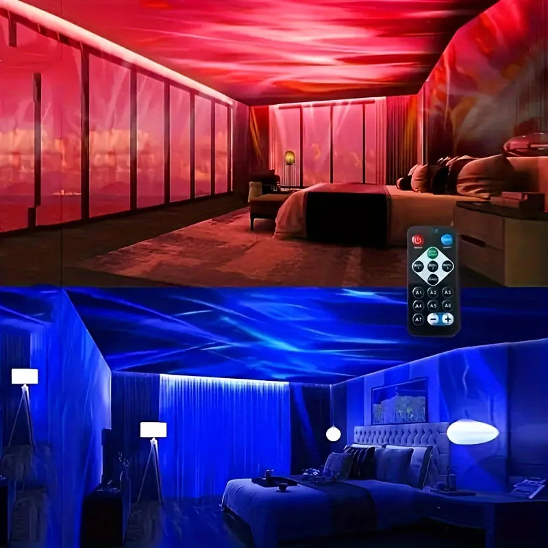 USB LED Night Light Starry Sky Projector Lamp Aurora