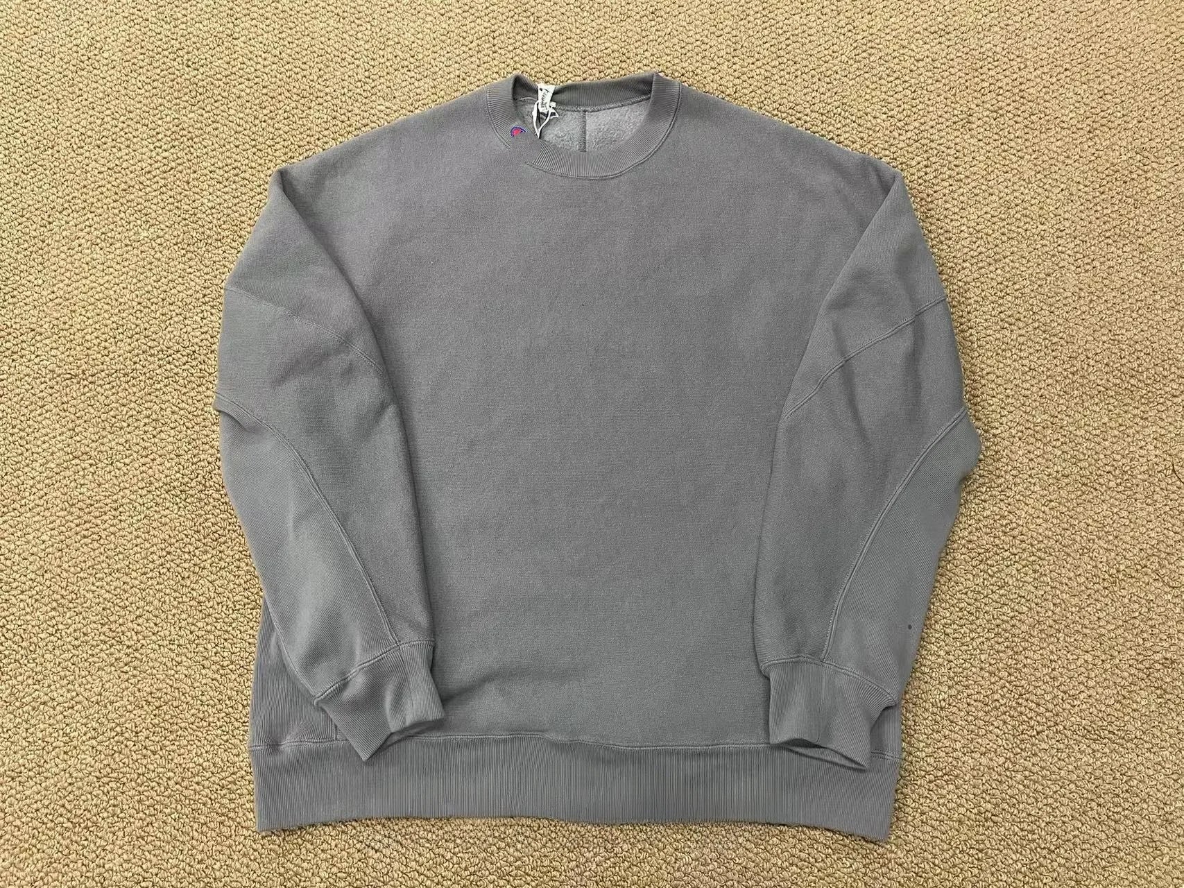 Long Sleeve Hoodie Sweatshirt Casual Comfortable Cotton round Neck Unisex Basic Style Daily Wear  Series No Brand