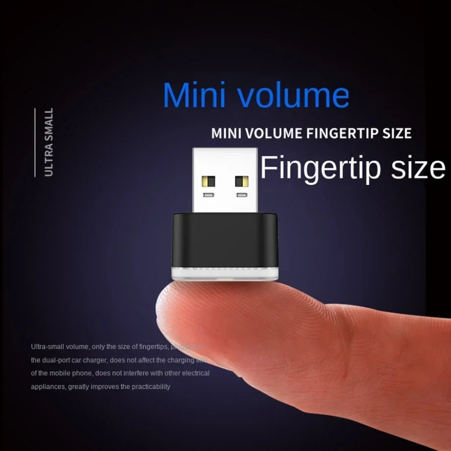 Car Mini USB LED Atmosphere Light