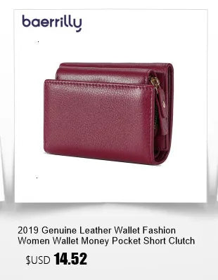 RFID Wallet for Women  Genuine Leather Female Travel Purse Zipper  Women's Wallet 36 Card Holder мини кошелек жен