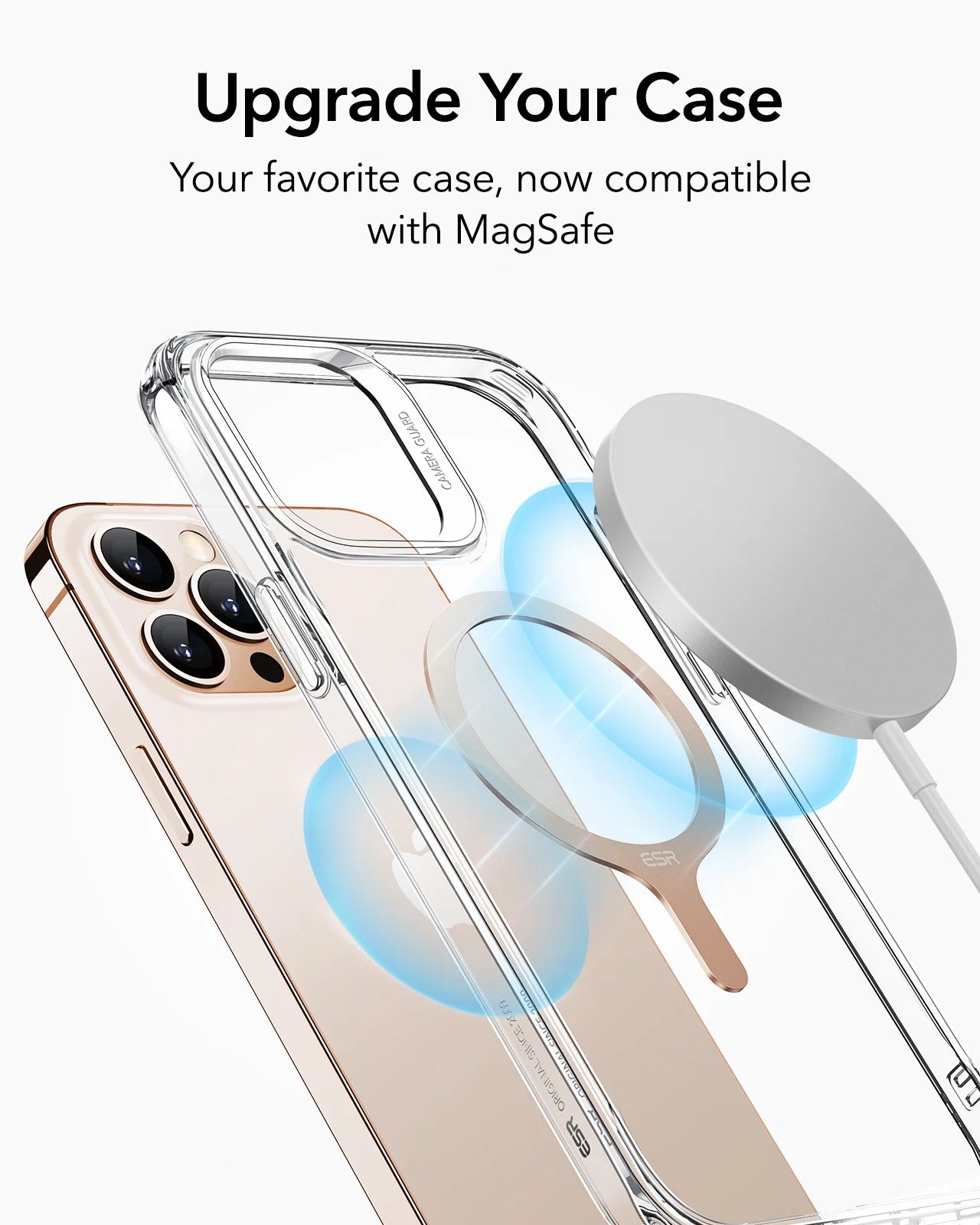 ESR for MagSafe Ring Magnet (HaloLock) Universal Magnetic Wireless Charger Kit for iPhone 17/16/15/14/13/12&Galaxy S26/25/24/23
