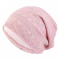 Winter Hats For Women Men Lace Rhinestone Breathable Turban Hat Windproof Warm Cap Female Beanie Hip Hop Bone Gorro Ponytail Hat