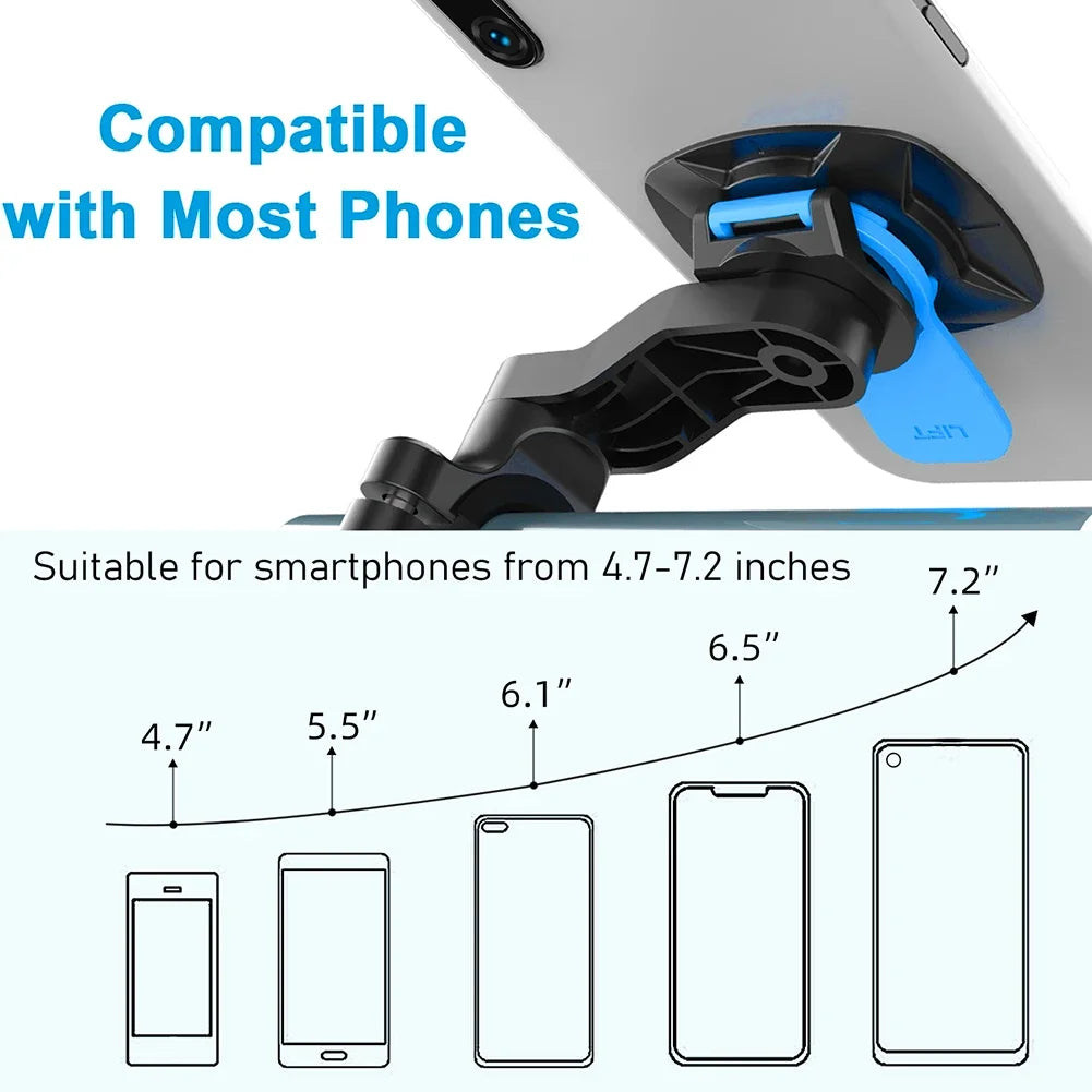 Bike Motorcycle Phone Holder Anti Shock 360° Stand Rotatable Mount Clamp for MTB 4Lock Scooter Cycling Accessories motorcycle