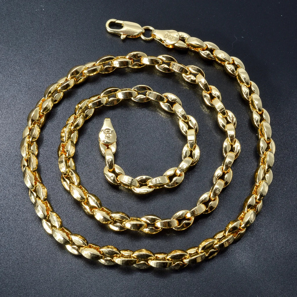 Hot Selling Ltalian 750 Men's and Women's Necklace 18k