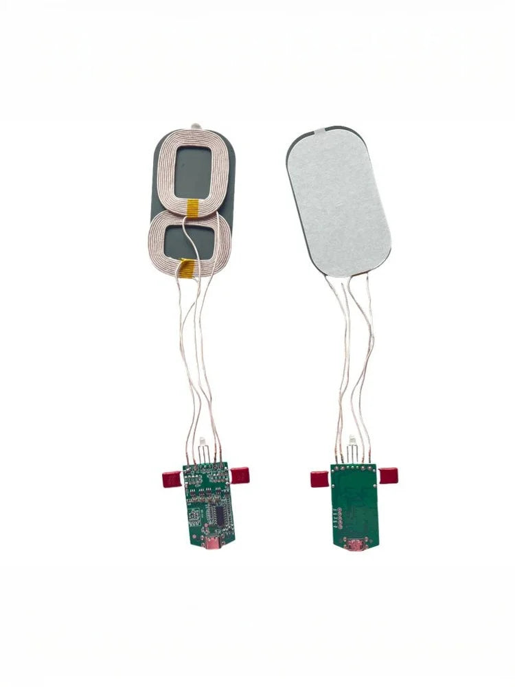 1Pcs Wireless Charging Type-C Interface 15W Dual Coil Wireless Charging Module Wireless Charger PCBA Home Car Equipment