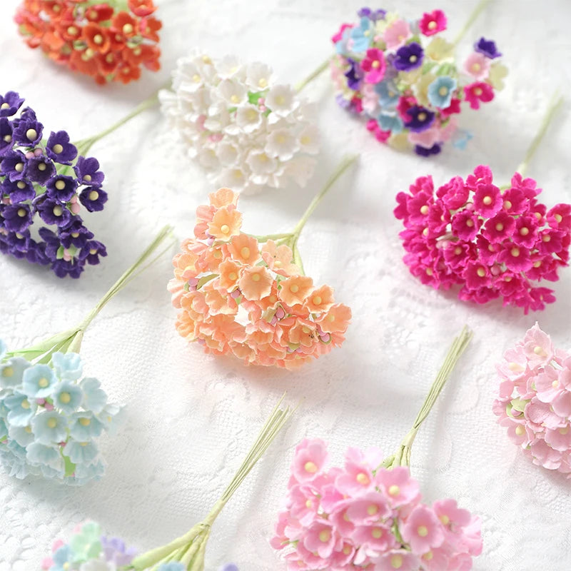 1/3/5Pcs Artificial Flower Bouquet Silk 11cm Fake Flowers for  Home Decor Garden Wedding Decoration DIY Craft Gifts Accessories