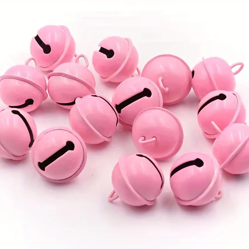 10-50pcs 17mm colorful Jingle Bells Iron Pendants Hanging Christmas Tree Ornaments Christmas Decorations Party DIY
