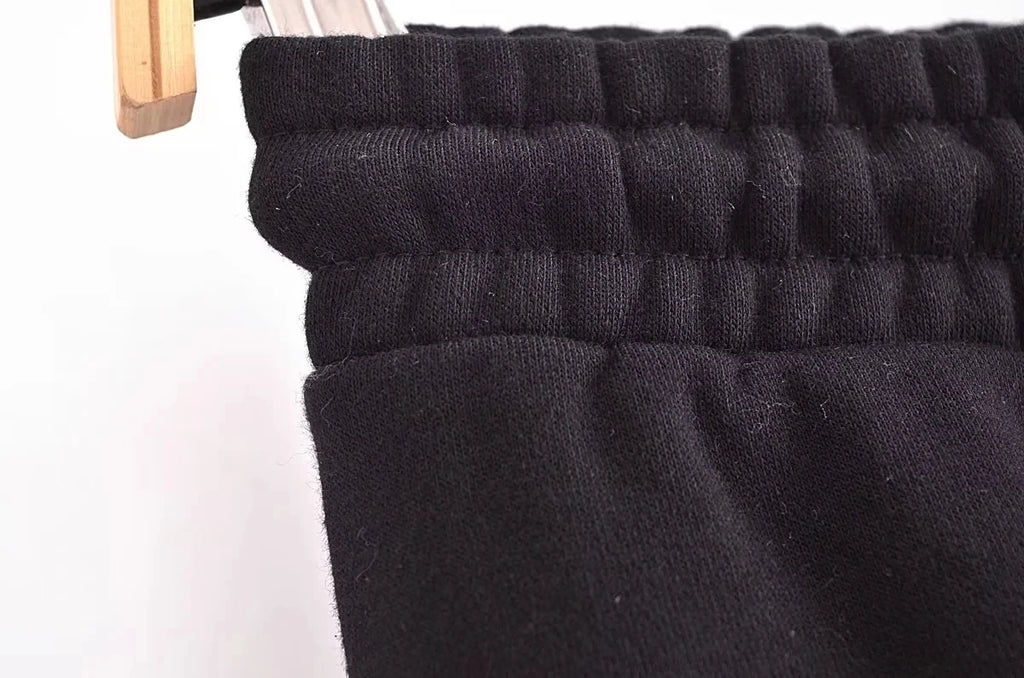 HH Women's Winter Warm Fleece Lined Zipper Jacket Sweatshirt Set Fashionable Stretch High Waist Women's Pants 2-piece Set