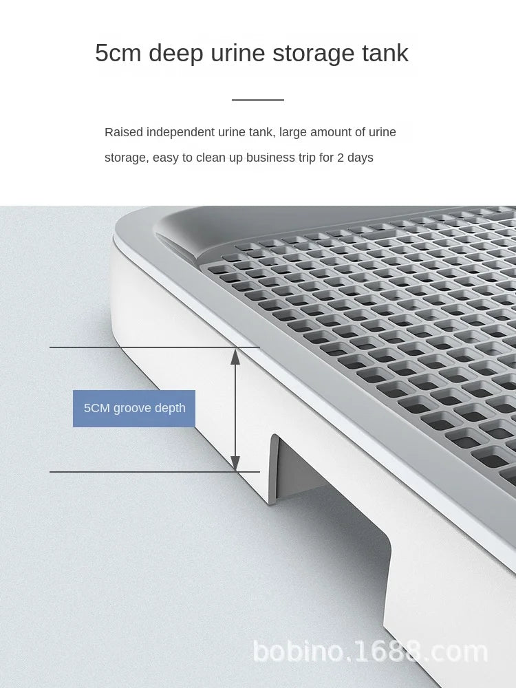 Dog Pee Tray Bedpan Indoor Simple Training Urinal Size Flat Grid With Column Pet Waste Toilet Pool For Dogs