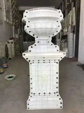 Plastic Thickened ABS Flowerpot Mold Cement Mold for Garden Balcony Fence Square Column Pier Roman Column Concrete Bonsai Mold