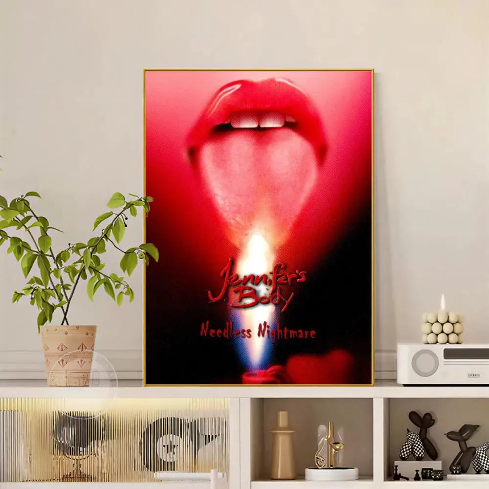 Pop Movie Jennifer Body Poster Versatile HD Waterproof Wall Art Self-Adhesive Decor for Any Space Ideal Gift