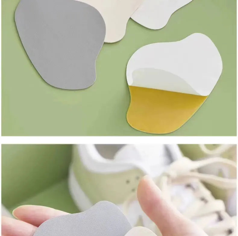 Heel Repair Patches Anti-Wear Heels Protectors Self-Adhesive Heels Pads Suitable for a variety of shoes 6Pcs/18Pcs