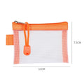 Mini Transparent Nylon Mesh Card Bag Credit ID Card Organizer Portable Coin Purse Lipstick Earphone Data Line Key Storage Bag