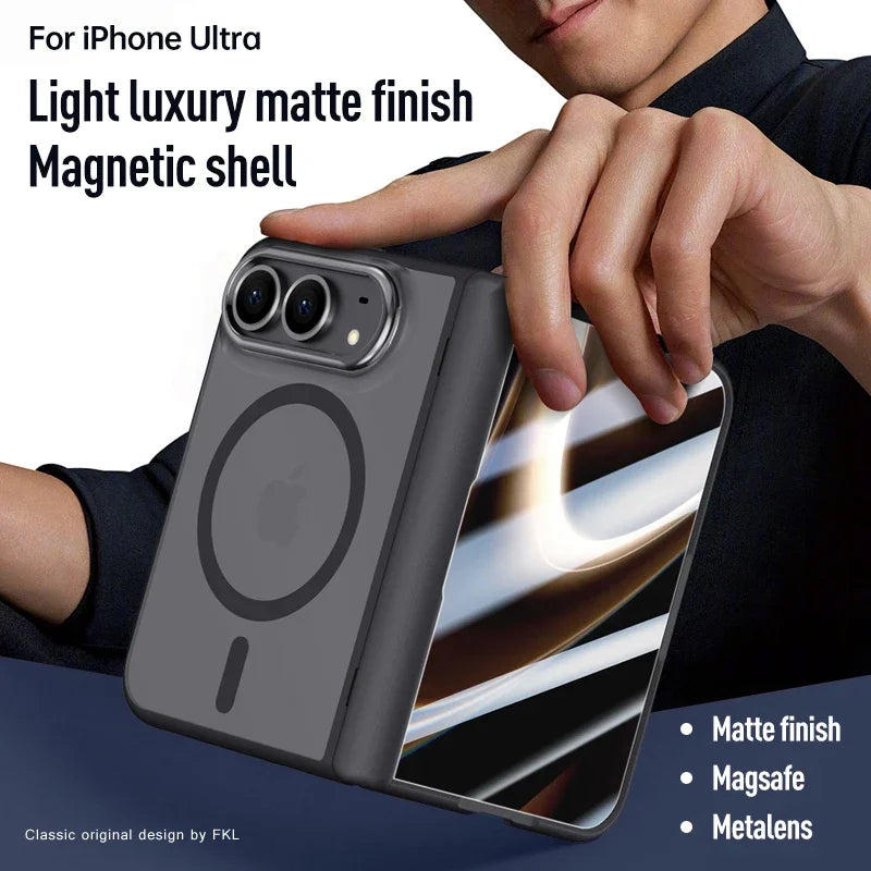 Non-Slip Shock Proof Folding Design Hinge Case for Iphone DUO Cell