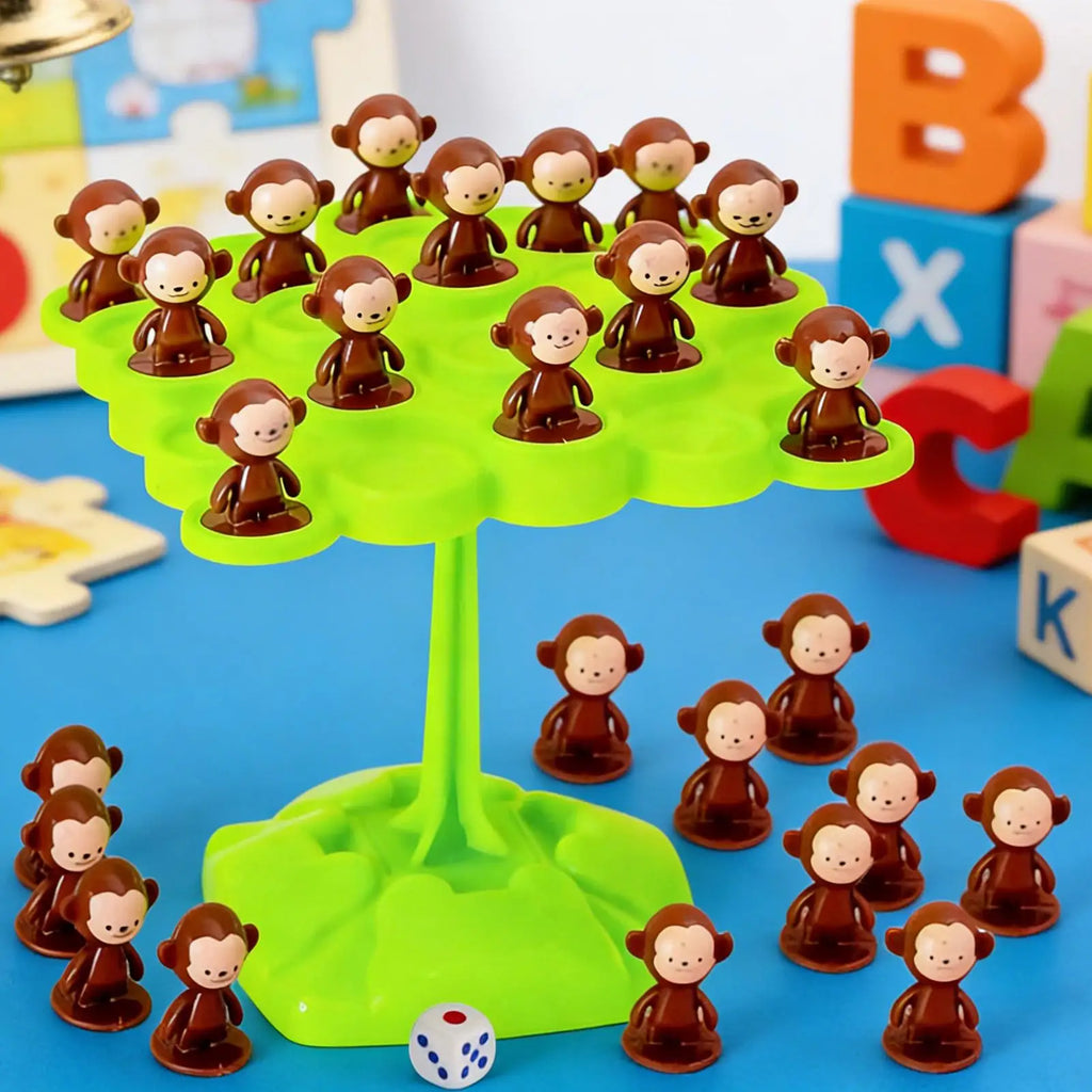Monkey Balance Tree Focus Balance Training Children's Toys Parent Child Interactive Board Game Preschool Kindergarten Supplies