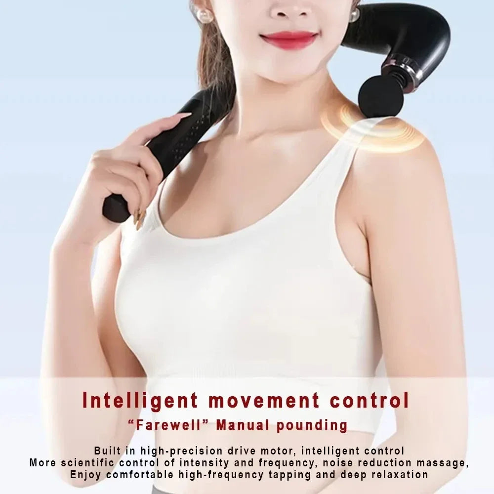 Rechargeable U-Shape Fascia Massage Gun