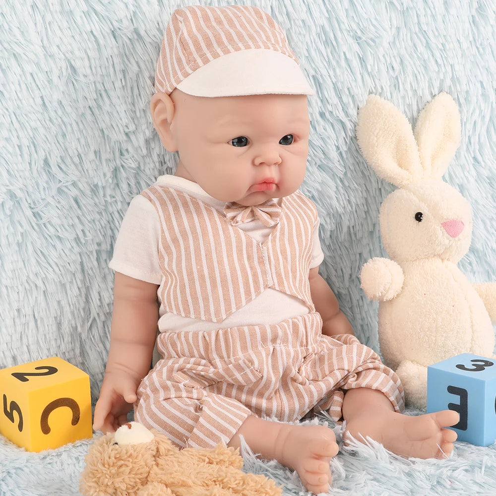 IVITA WB1525 47cm 3298g Silicone Reborn Baby Doll Realistic