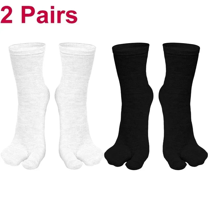 Wiggle Socks Fashion Japanese Style Tabi Toe for Men Women Summer