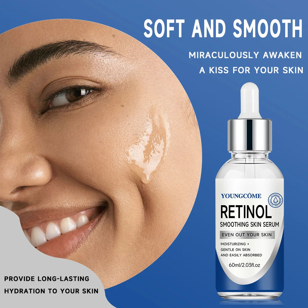 Retinol Cream Serum Combo Set Remove Wrinkle Firming Lifting Whitening Brightening Moisturizing Hyalronic Acid Facial Skin Care