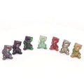 30mm Cartoon Alien Cat Statue Natural Healing Crystals Stone Carving Cute Animal Figurine Crafts Home Decor Ornament Kids Gifts
