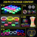 Glow in the Dark Party Supplies Foam Glow Sticks LED Glasses Neon