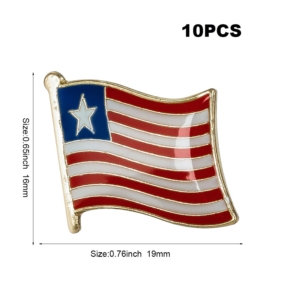 10pcs a lot   Flag Laple Pin Badge Brooch Cambodia Canada Czech Rep. Zimbabwe Kuwait Croatia Kenya Kazakhstan Haiti