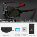 ROCKBROS Polarized Cycling Glasses Electronic Color Change Glasses Sunglasses