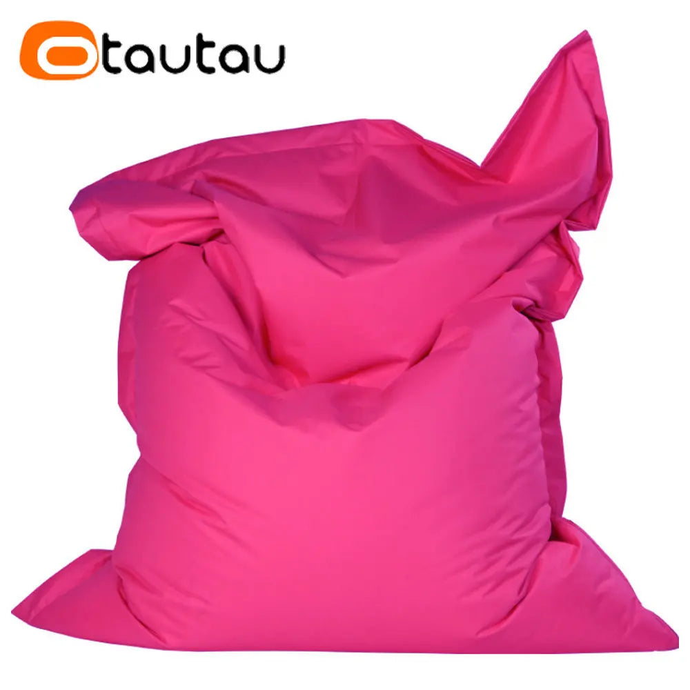 OTAUTAU Retangular Swimming Pool Floating Bean Bag Pouf Cover No Filler Waterproof Beach Pillow Sac Salon Sofa Bed Chaise Lounge