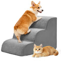 JHK 3-5 Step High-Density Foam Dog Stairs Ramp for