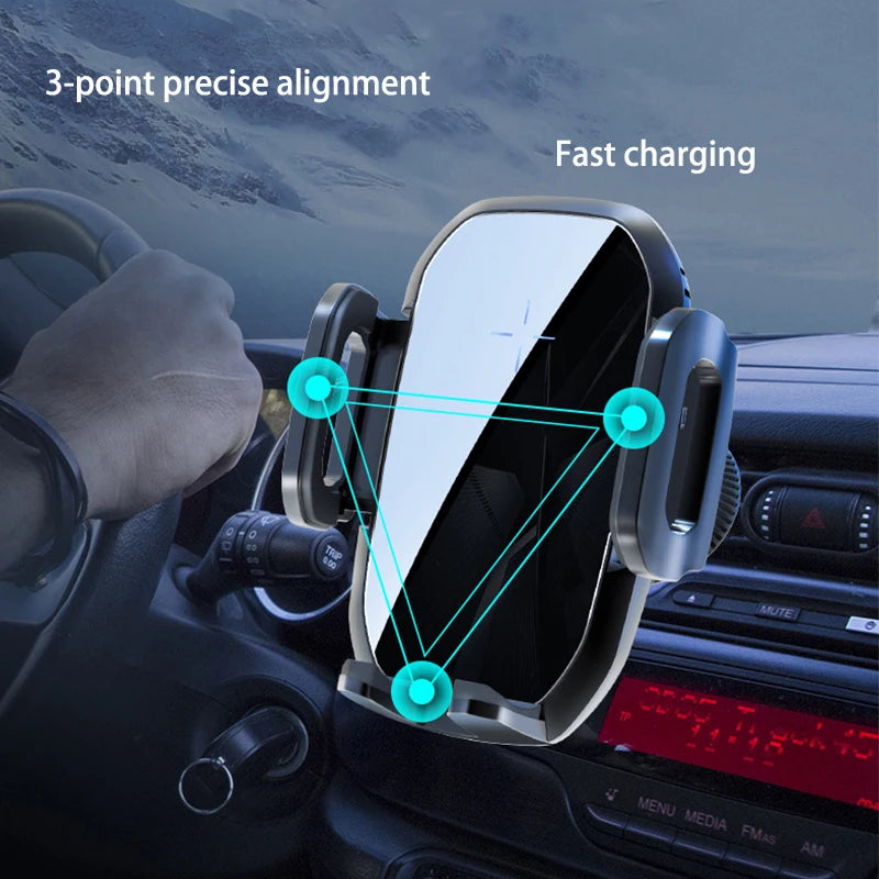2025 15w Car wireless charger Gravity Air Vent Car Phone Mount Car Phone Holder Gravity Air Vent Car Phone Mount