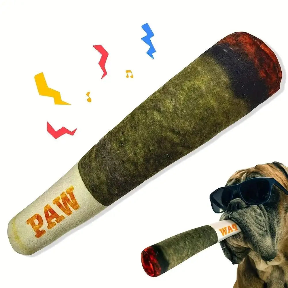 Interactive Dog Joint Sound Puppy Toys Cigar for Small Resistant