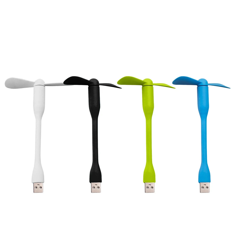 Flexible USB Mini Fan for Laptop & Power Bank