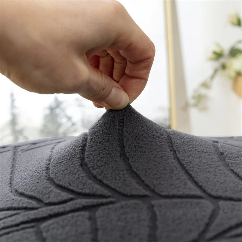 1PC Jacquard Chair Cover Stretch XL Size Long Back Chair Covers Seat Covers For Wedding Dining Room Home Kitchen Chairs