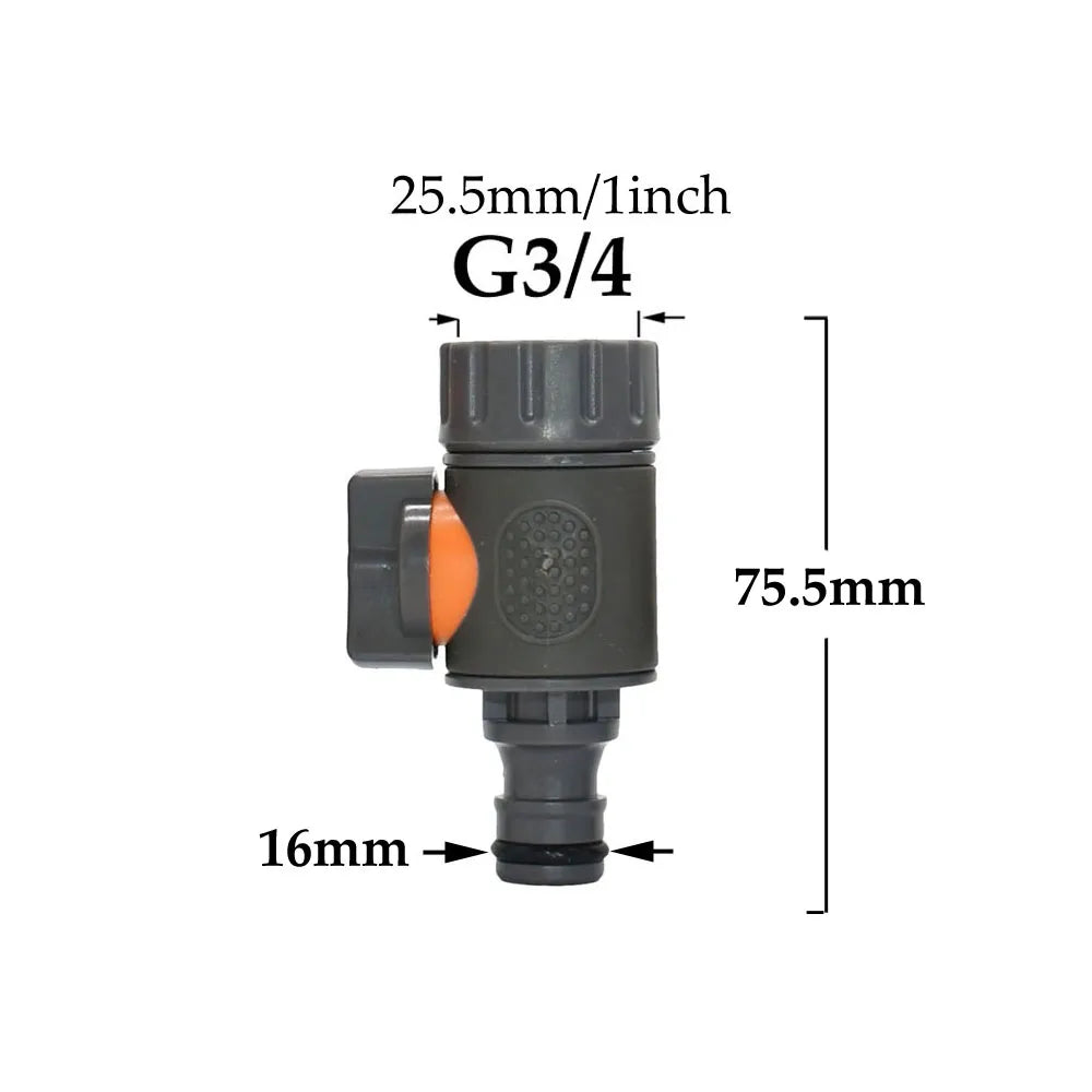 3/4 Male Female Tap Quick Connecter Nipple Garden Hose Thread Ball Valve Fittings Tubing Repair Watering Gun Adapter